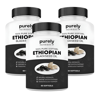 Purely Nutrient Ethiopian Black Seed Oil - 50% OFF SALE + Free Herbal Companion Tea (Worth $35)