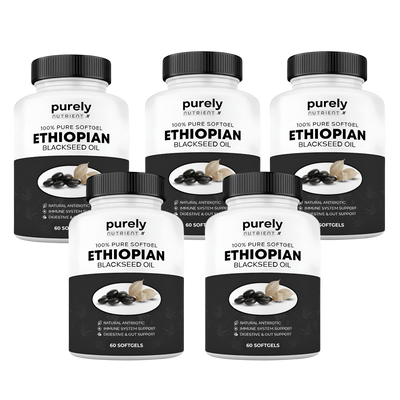 Purely Nutrient Ethiopian Black Seed Oil - 50% OFF SALE + Free Herbal Companion Tea (Worth $35)