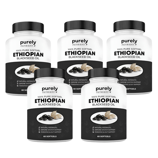 Purely Nutrient Ethiopian Black Seed Oil - 50% OFF SALE + Free Herbal Companion Tea (Worth $35)
