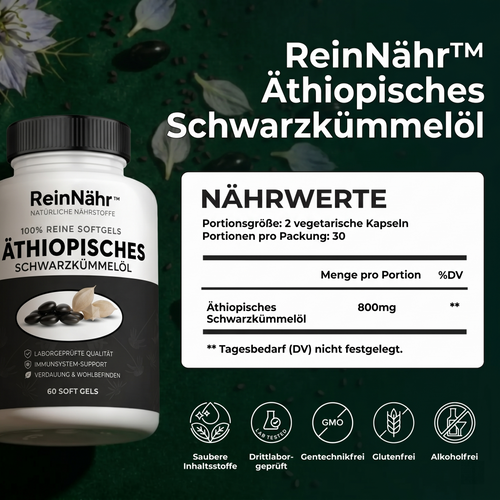 ReinNähr™ Äthiopisches Schwarzkümmelöl