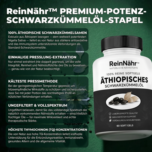 ReinNähr™ Äthiopisches Schwarzkümmelöl